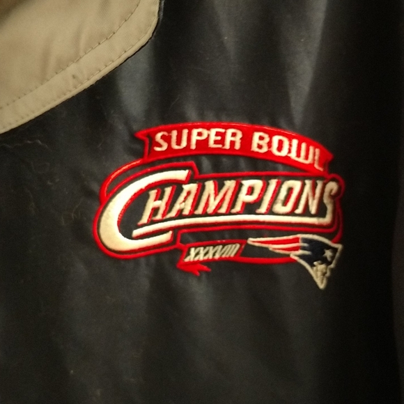 NWT NFL NE Patriots Super Bowl Jacket Sz L - Picture 2 of 12